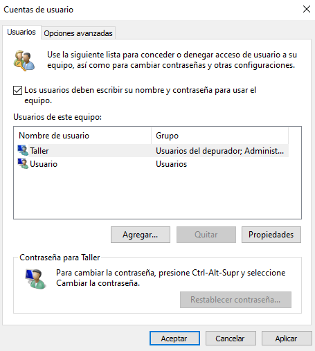 Iniciar sesión en Windows 10 sin tener que ingresar una contraseña