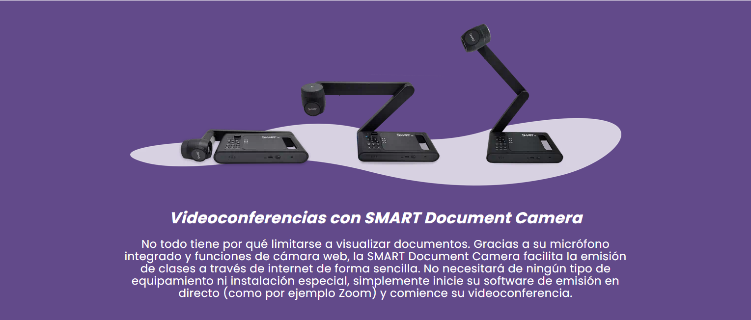 Videoconferencias con Smart Document Camera